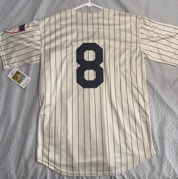 Vintage New York Yankees Yogi Berra 8 Jersey Majestic Made 