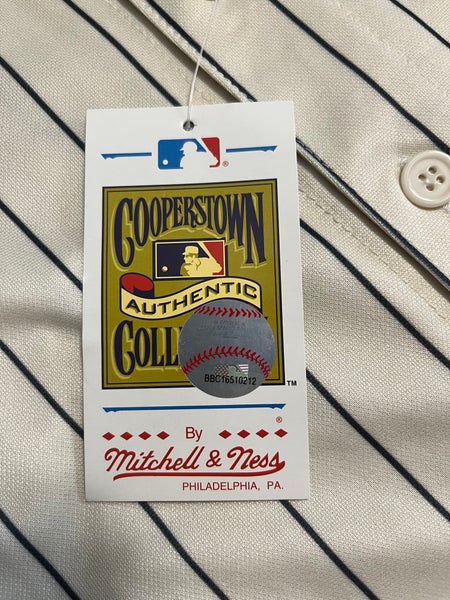 Men's New York Yankees Mitchell & Ness Cream Cooperstown