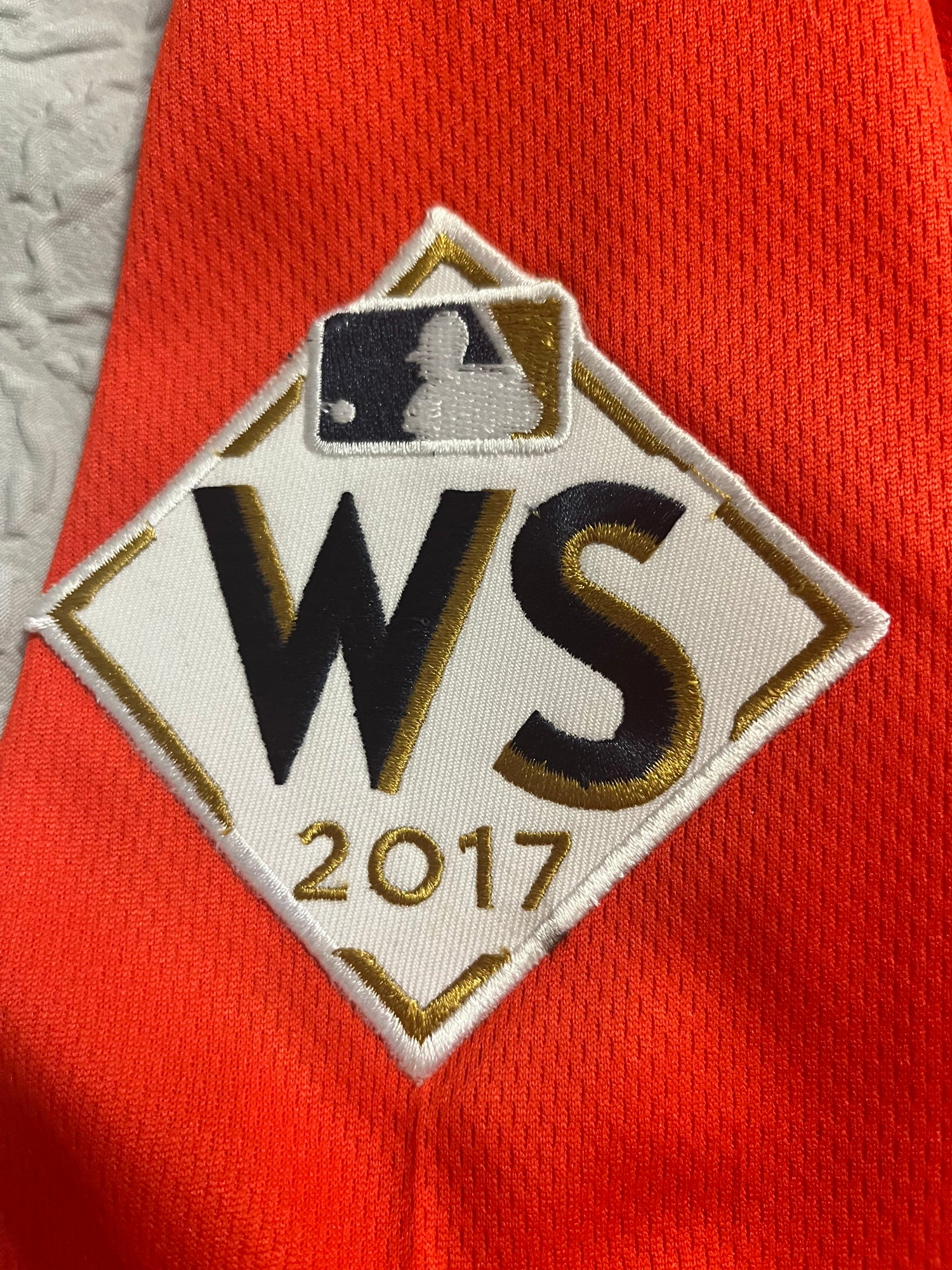 Houston Astros #2 Alex Bregman Orange New 2017 World Series Champions  Stitched MLB Jersey 44