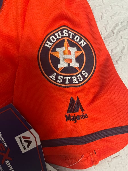 Houston Astros #2 Alex Bregman Orange New 2017 World Series Champions  Stitched MLB Jersey 44