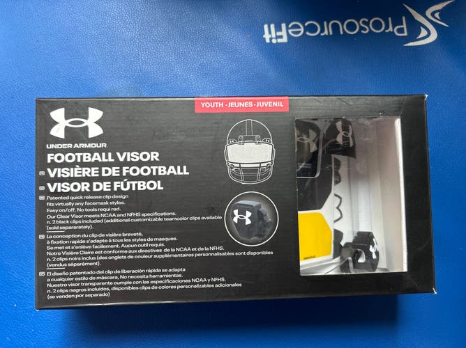 New Under Armour Youth Football Helmet Visor New In Box
