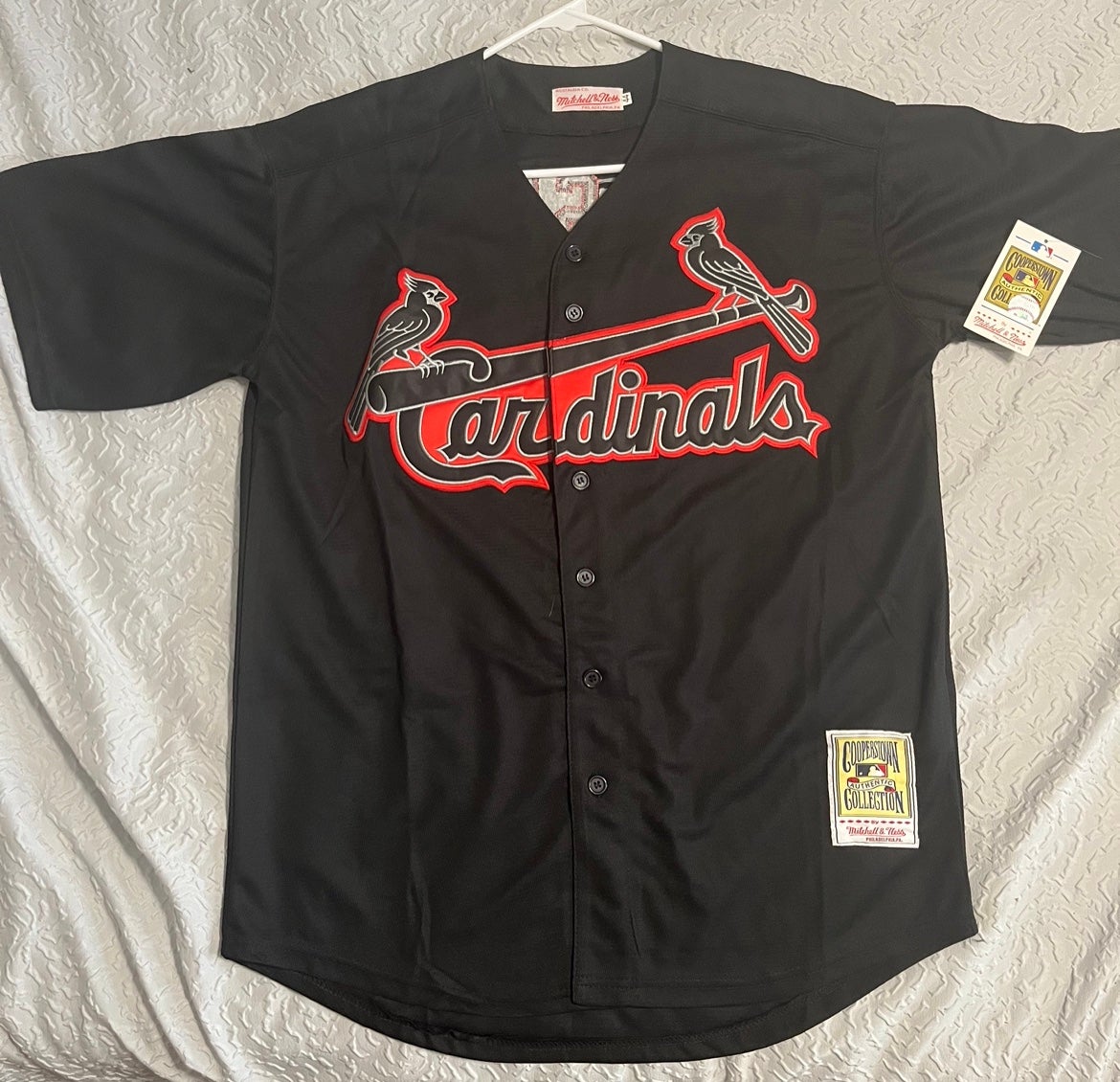 At Auction: MLB St. Louis Cardinals #6 Musial Hooded Sweatshirt