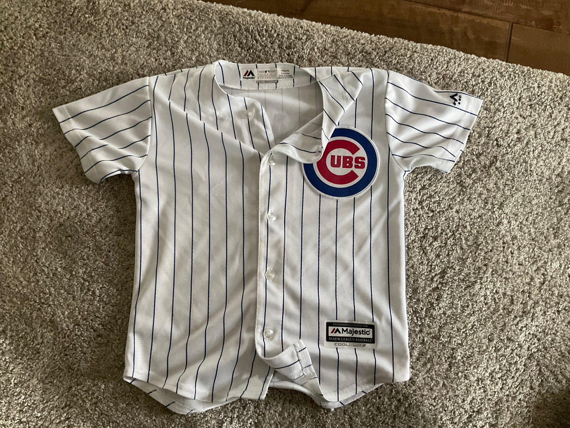 Javier Baez 9 Chicago Cubs Majestic MLB Coolbase Jersey Large 