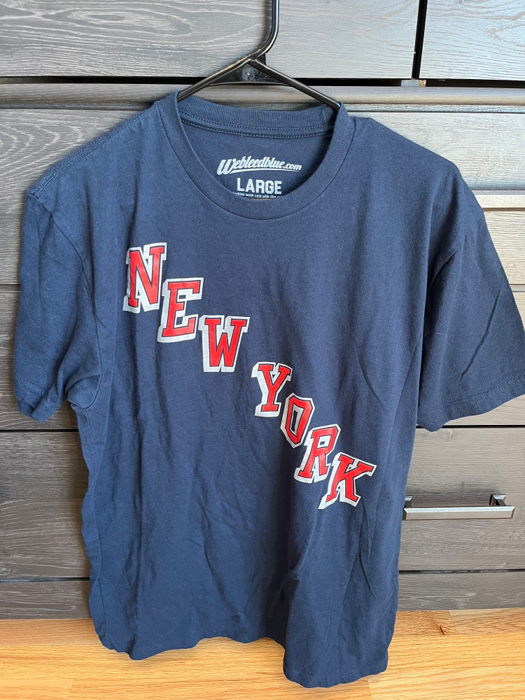 New York Rangers WeBleedBlue T Shirt Large