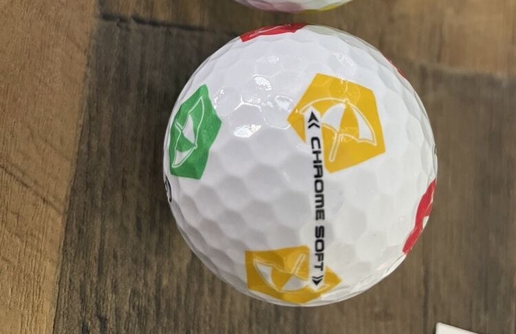 3 RARE Callaway Chrome Soft TRUVIS Logo Golf BALL - Arnold Palmer |  SidelineSwap
