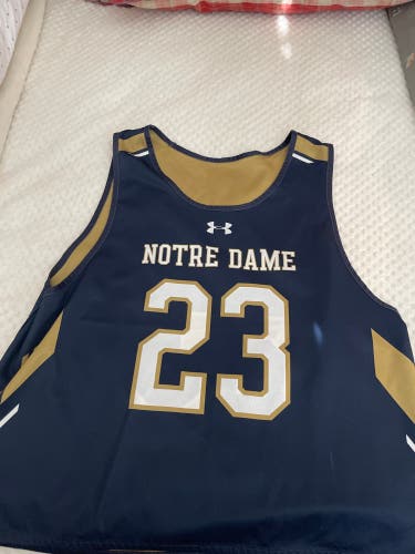 Official Notre Dame Lacrosse Practice Jersey Reversible #23
