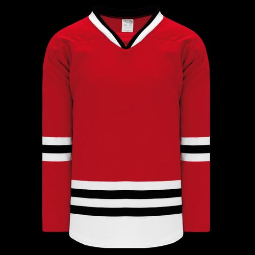 Athletic Knit 2007 Chicago Blackhawks Red Blank Jersey