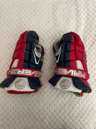 Used Maverik Showtime M4 Lacrosse Gloves