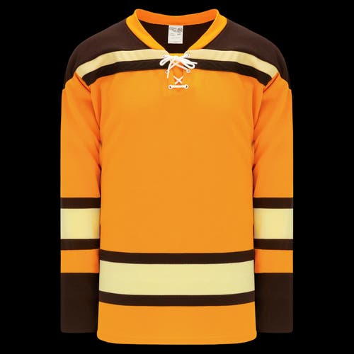 Athletic Knit Boston Bruins Winter Classic Gold Blank Jersey