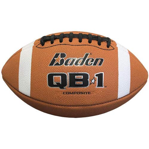 Baden QB1 Composite Leather Pee Wee Size Football (Ages 6-9)