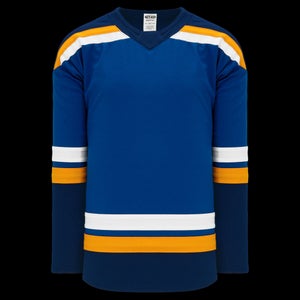 Athletic Knit STL857 2017 St. Louis Blues Royal Blue Blank Jersey