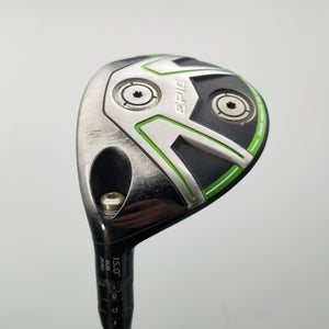 LEFTY 2017 CALLAWAY GBB EPIC SUB ZERO 3 WOOD 15* XSTIFF TENSEI CK ORANGE 70 GOOD