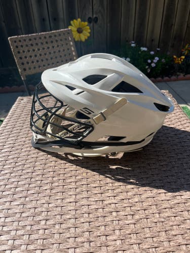 Cascade S lacrosse helmet - all white