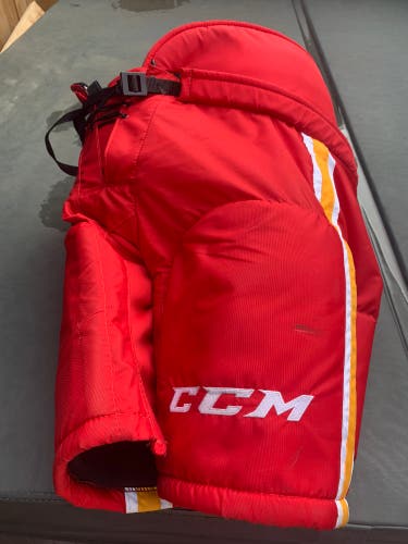 CCM Calgary Flames Pro Stock Pants