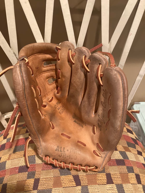 Vintage 1950s Wilson Leather Baseball Glove Fielders Mitt Harvey