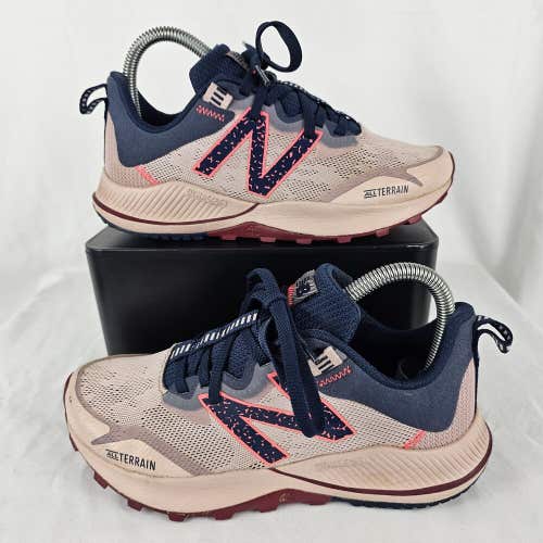 New Balance Nitrel V4 Womens Size 6 Pink Blue Trail Running Shoes WTNTRCP4
