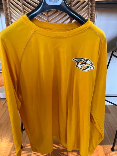 Nashville Predators Adidas Team Issued Long Sleeve