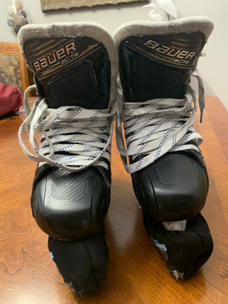 Senior Used Bauer Elite Hockey Skates Regular Width Size 7
