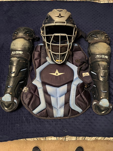 All Star Youth System7 Axis Elite Travel Team Two Tone Catcher's Set