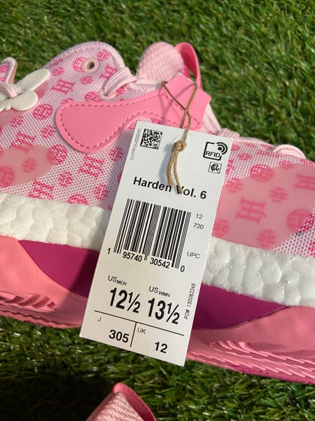 Adidas Harden Vol. 6 Monogram Pink White Basketball Shoes GW9033 Men's 12.5  NEW | SidelineSwap | Buy and Sell on SidelineSwap