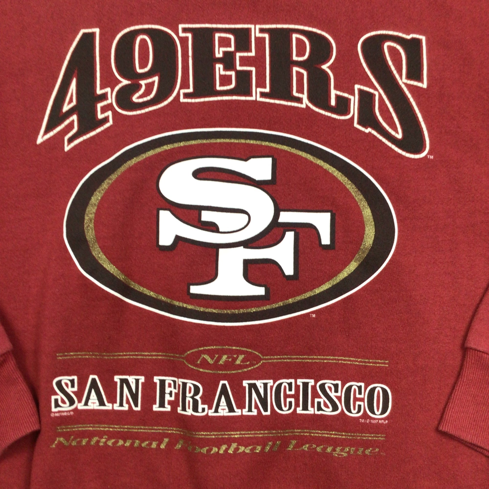 Vintage Lee Sport San Francisco 49ers Hooded Sweatshirt XL 90s