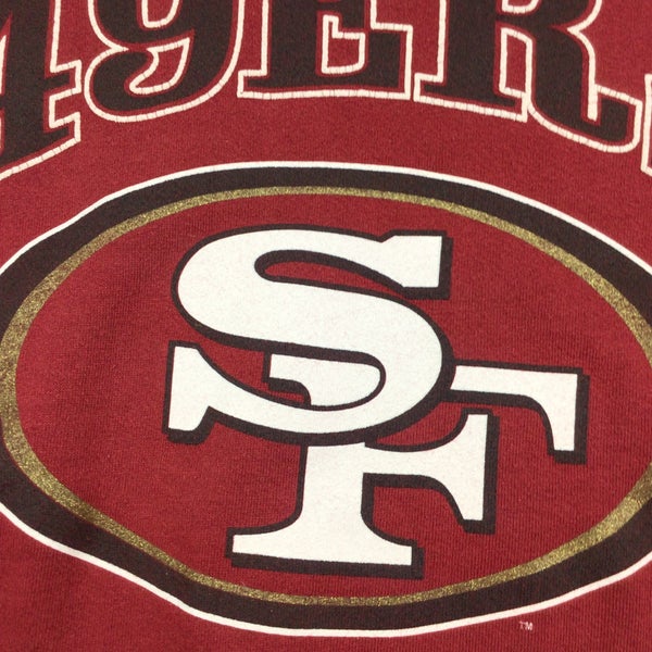 San Francisco 49ers Crewneck LS Sweatshirt Sz XXL NFL Tag, Vintage