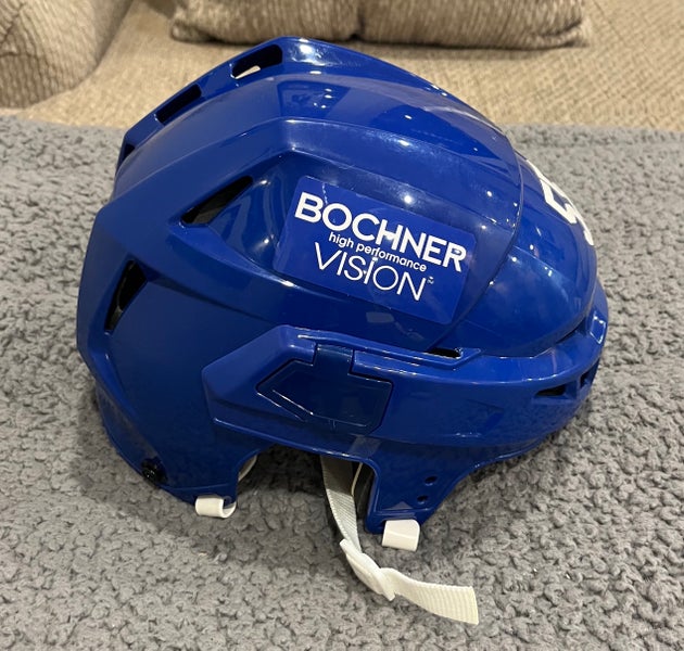 Blue CCM Vector Pro Stock Helmet Toronto Marlies #55 Medium