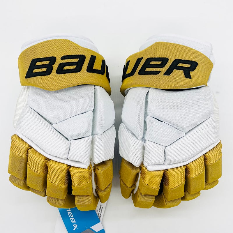 New VGK Bauer Supreme Ultrasonic Hockey Gloves-14"-Digital Palms-Custom Shortened Flex Cuffs