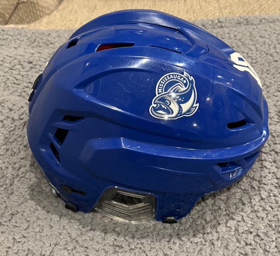 Used Medium CCM Resistance Helmet Pro Stock Mississauga Ice Dogs OHL #18