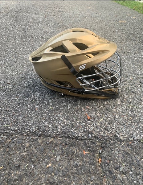 Cascade S Lacrosse Helmet - Gold with Chrome Facemask (Retail: $299)