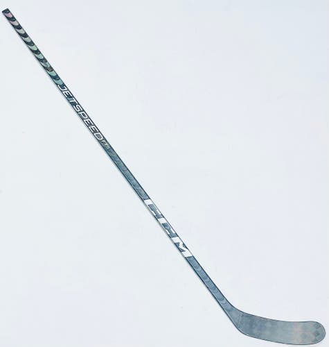 Like New Silver CCM Jetspeed FT5 Pro Hockey Stick-LH-80 Flex-P28M-Grip
