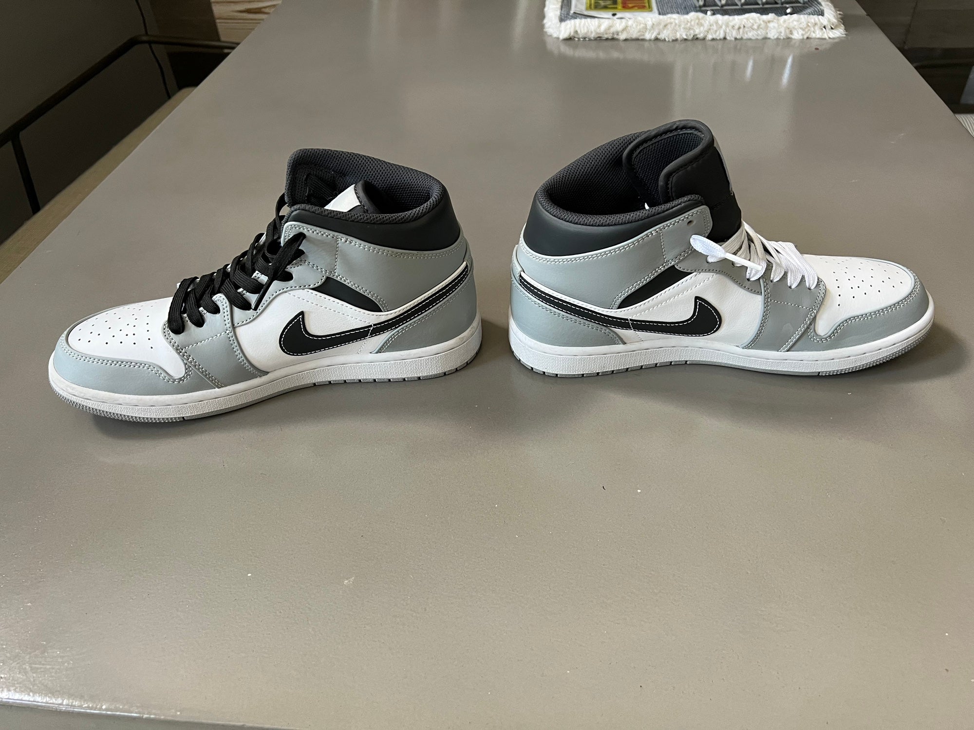jordan 1 mid light smoke grey vinted