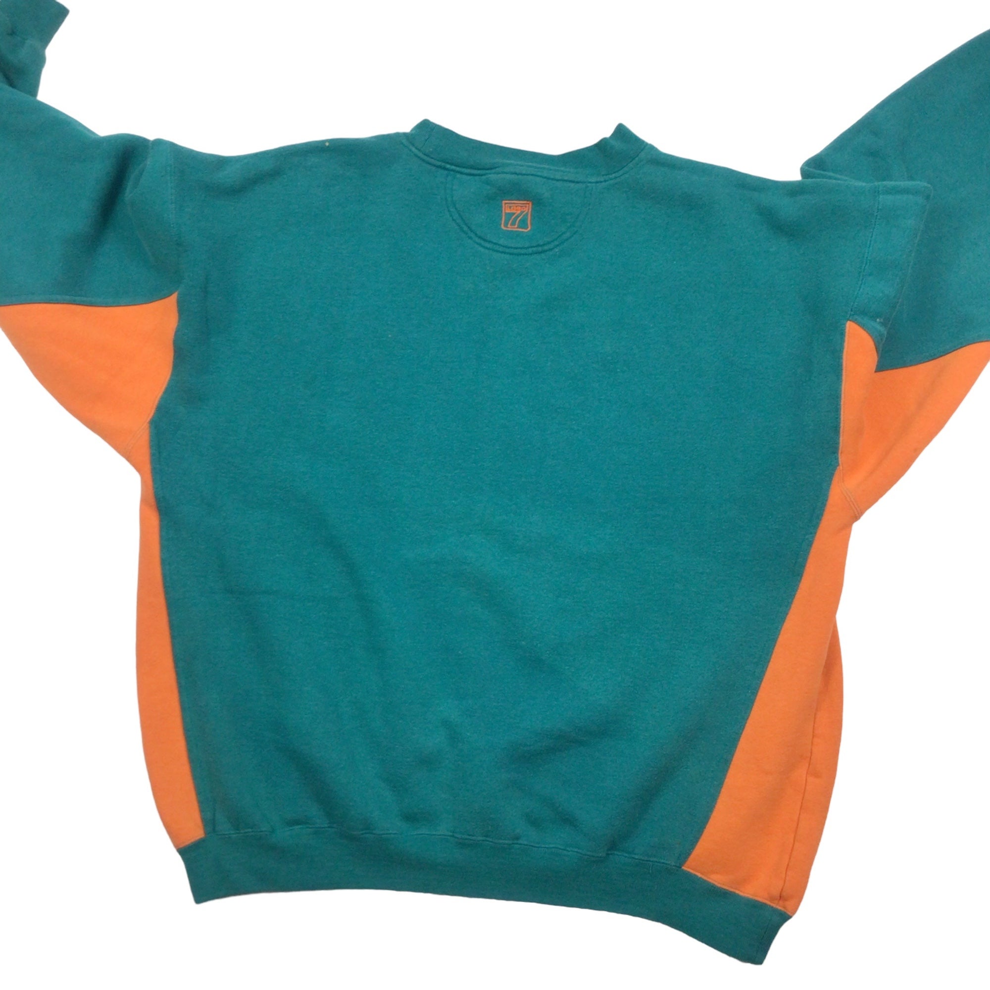 Vintage 90s Miami Dolphins LEE SPORT NFL Crewneck Sweatshirt Sweater Adult  Sz XL