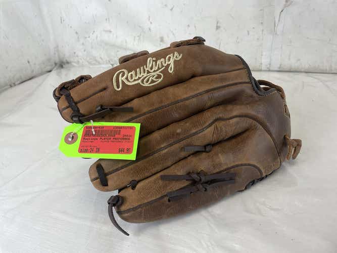 Used Rawlings Player Preferred P14hf 14" Leather Shell Softball Fielders Glove