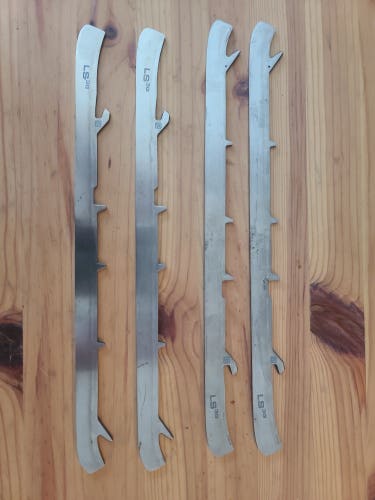 2 Sets of Used Bauer Vertexx Edge LS3G Size 12 Runners Blades
