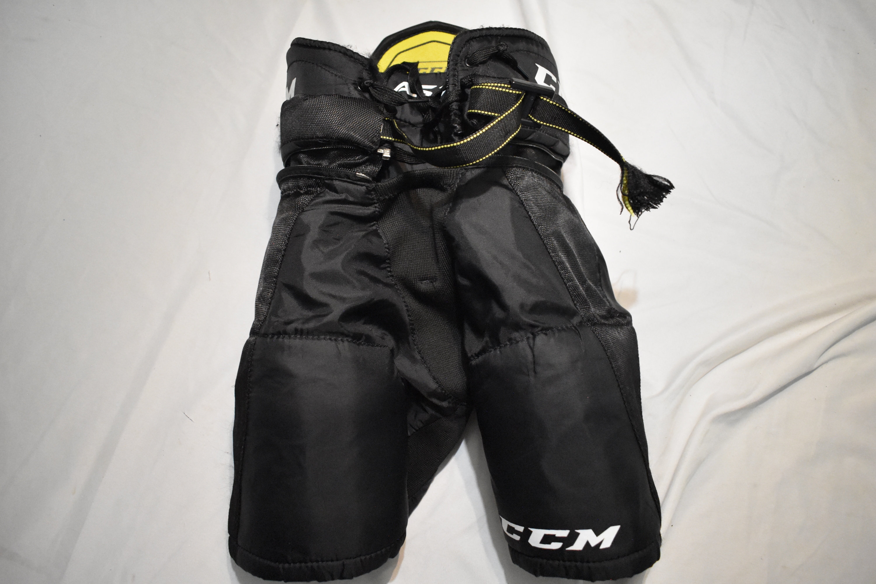 CCM Super Tacks AS1 Hockey Pants w/D30, Black, Youth Large