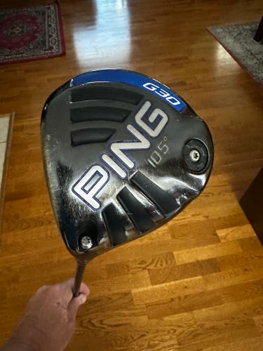 Ping G30 Driver 10.5* Project X HZRDUS 6.5 X-Stiff 76g Graphite Shaft LH Driver