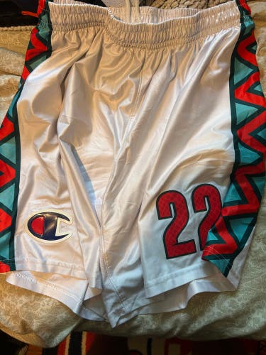 Game used PLL shorts lacrosse