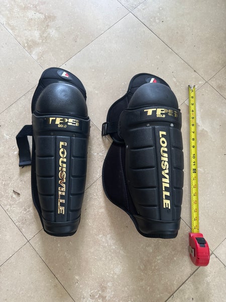 Used Louisville TPS Gold Shin Pads
