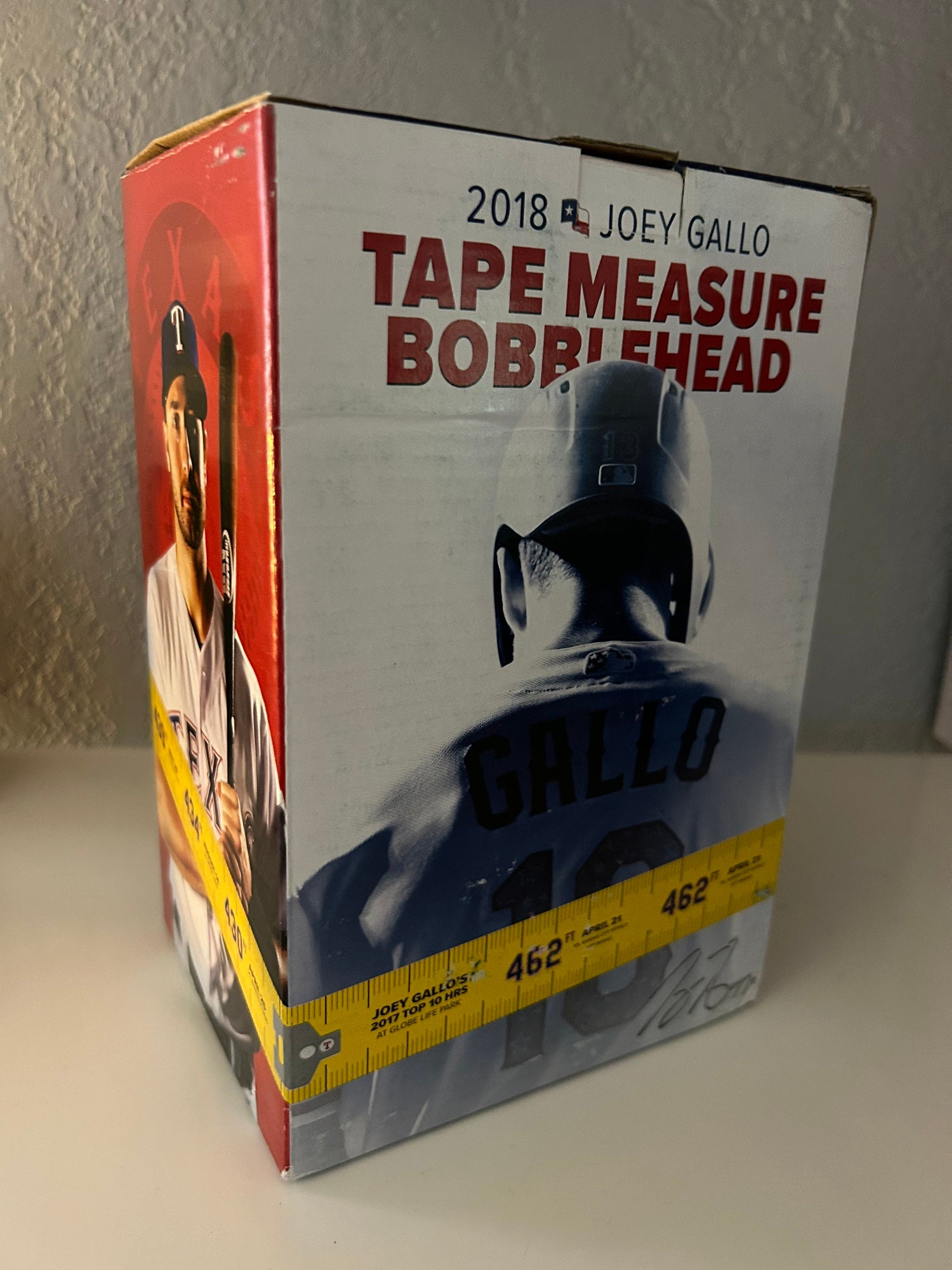 Joey Gallo Texas Rangers Tape Measure HR 2018 SGA Bobblehead