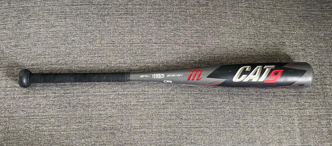 Used Marucci CAT 9 USSSA Drop -8 Baseball Bat - 29/21 - 2 3/4" Barrel