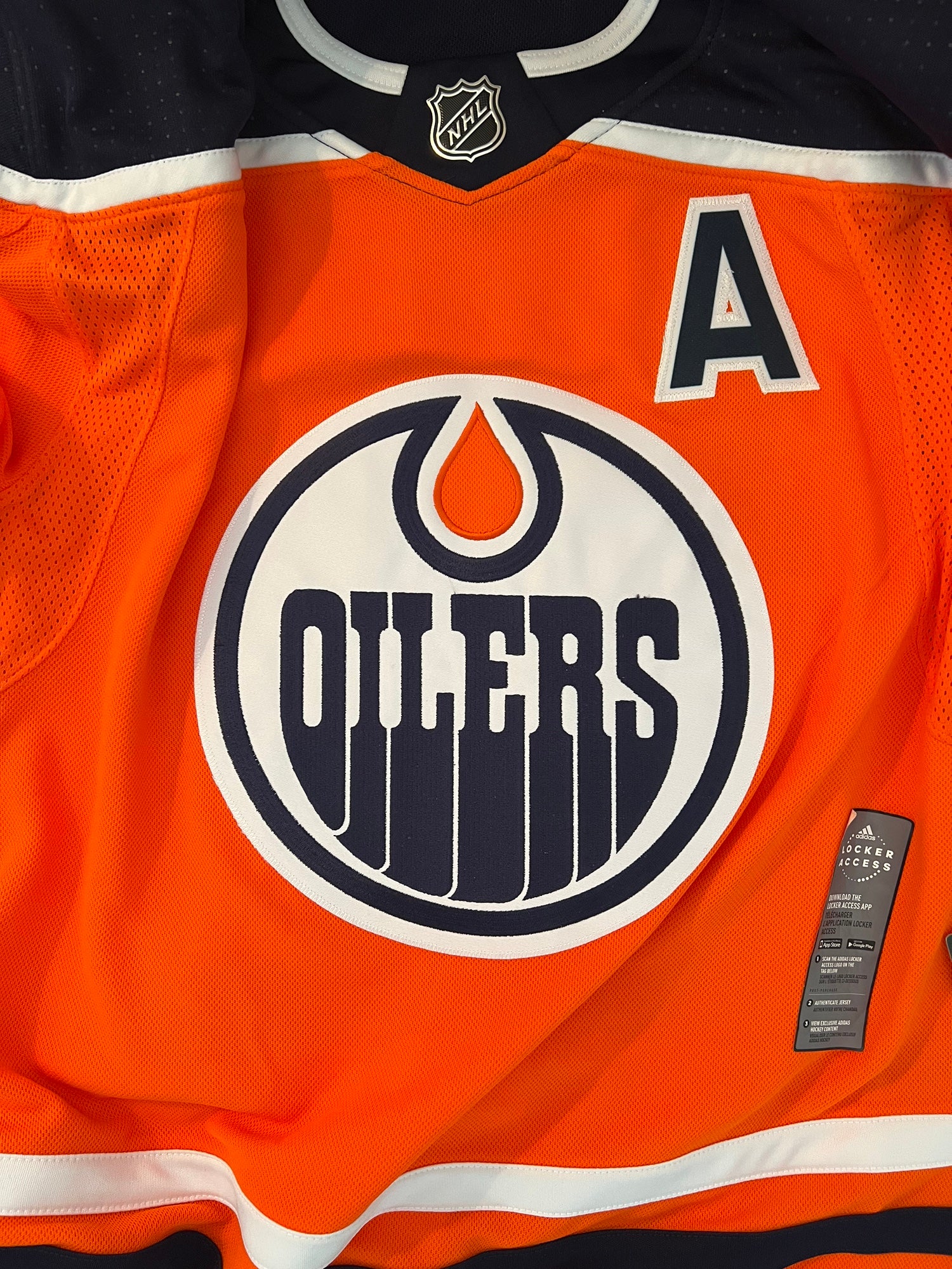 Edmonton Oilers authentic jersey