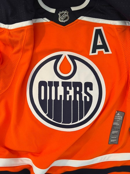 Leon Draisaitl signed 2022-23 Edmonton Oilers Reverse Retro Adidas Auth. Jersey