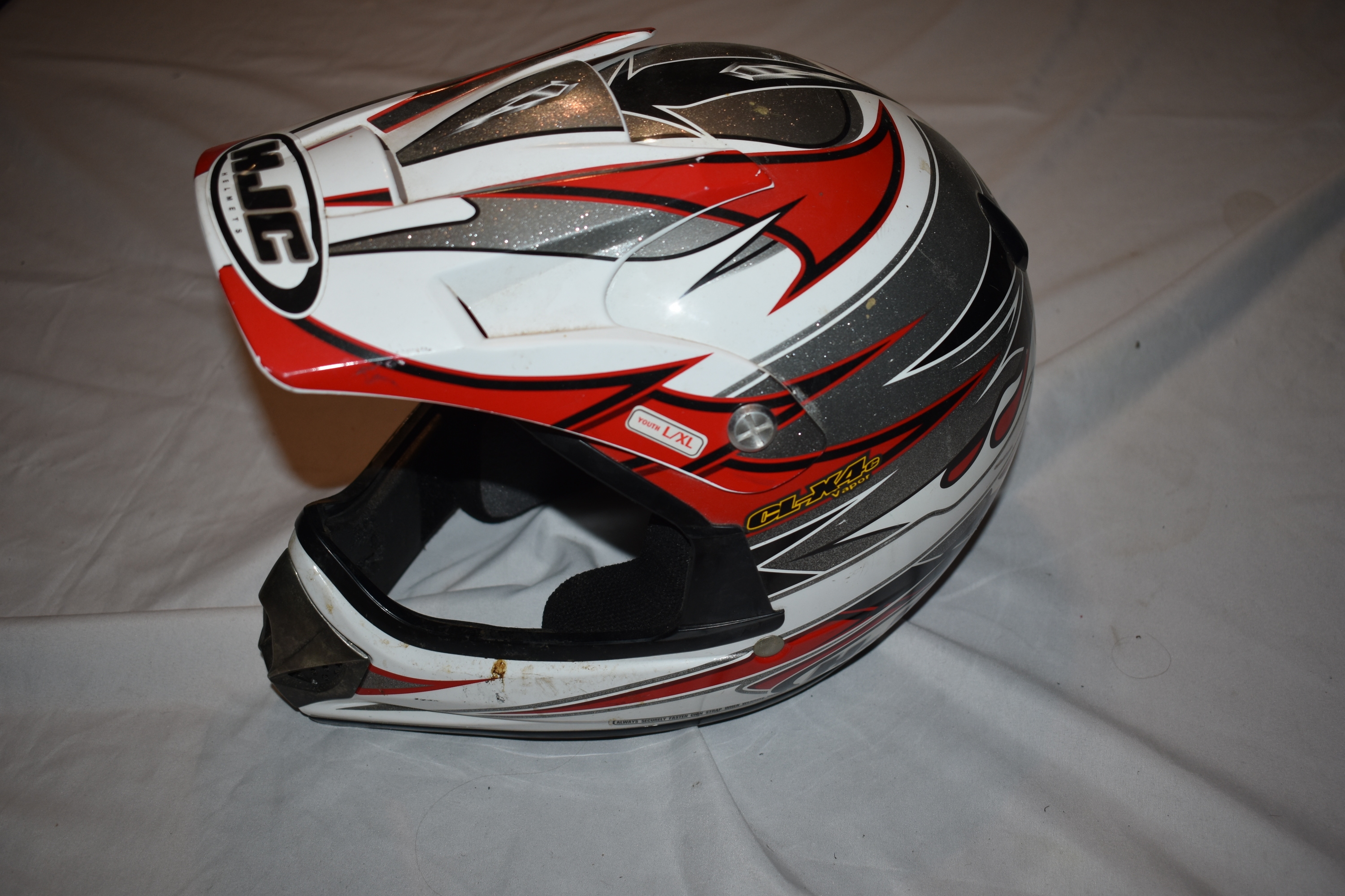 HJC Cl-X4c Vapor Motocross Helmet, Youth L/XL
