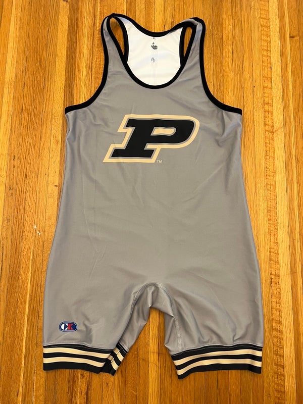 RARE 2013 Purdue Boilermakers Cliff Keen NCAA Wrestling Singlet Size Large #16