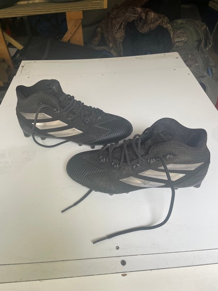 Black Adidas football cleats men’s size 8