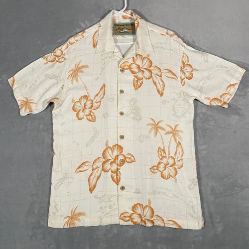 Tommy Bahama Hawaiian Shirt Men Large COPYWRITED SAMPLE Rayon Cabana De-Lux NWOT