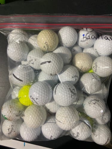 Used Callaway 50 Pack Balls