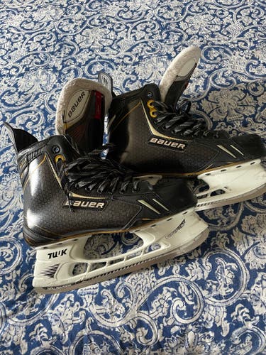 Senior Used Bauer Supreme TotalOne NXG Hockey Skates Regular Width Size 8.5