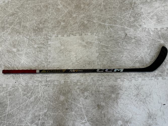 Used CCM Right Handed Super Tacks AS-V PRO Hockey Stick P29 50 Flex